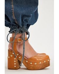 Free People - Cecelia Studded Clogs - Lyst