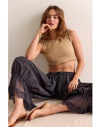 Intimately By Free People - So Soft Frill Seamless Micro Crop Top By - Lyst