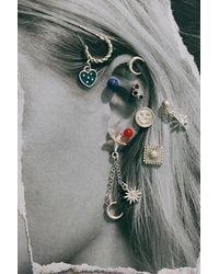 Free People - Teeny Tiny Mega Stud Earring Set - Lyst