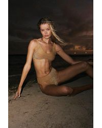 Free People - Free-est Farrah Lurex Crop Bikini Top - Lyst