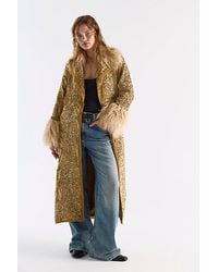 Free People - Pyre Embellished Duster Jacket - Lyst