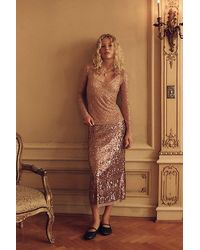 Intimately By Free People - Party Trick Sequin Midi Slip Skirt By - Lyst