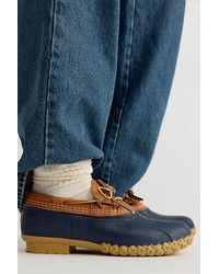L.L. Bean - L. L.Bean Boots, Leather Rubber Mocs Shoe - Lyst