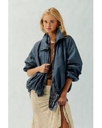 Free People - Chelsea Funnel-Neck Jacket - Lyst