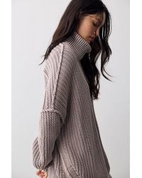 Free People - We The Free Worn Thru Turtleneck Sweater - Lyst