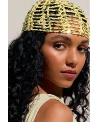 Free People - Mila Sequin Disco Crochet Skull Cap - Lyst