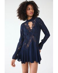 Free People - First Crush Lace Tunic - Lyst