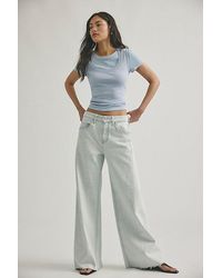 Free People - Alter Ego Wide-Leg Twisted Jeans - Lyst