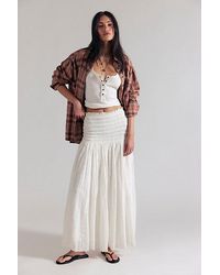 Free People - Raven Solid Convertible Maxi Skirt - Lyst