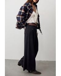 Free People - Haven Twisted Wide-Leg Jeans - Lyst