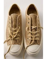 Converse - Chuck 70 Woven Leather Low-Top Sneakers - Lyst