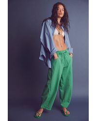 Free People - Something Good Pull-On Barrel Pants - Lyst