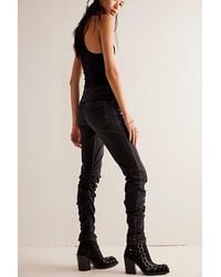 Free People - We The Free Daliah Stacked Straight-leg Jeans - Lyst