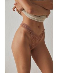 Intimately By Free People - High Cut Daisy Lace Thong Knickers - Lyst