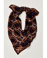 Free People - So Silk Printed Bandana - Lyst