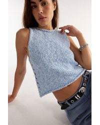 Free People - Opal Knit Tank Top - Lyst