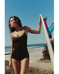 Seea Nazare Surf Bodysuit At Free People In Black, Size