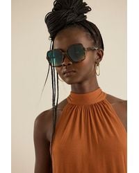 Free People - Lucia Square Sunglasses - Lyst