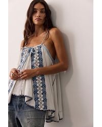 Free People - Lila Embroidered Tunic - Lyst