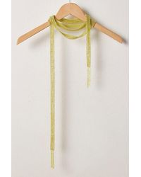 Free People - Lola Embellished Skinny Scarf - Lyst