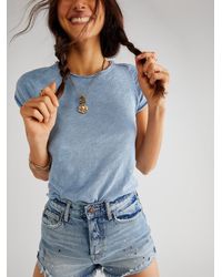 Free People Care Fp Block It Baby Tee 