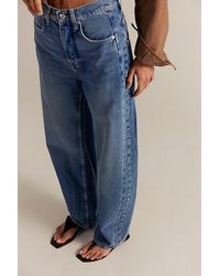Free People - We The Free Truro Baggy Puddle Jeans - Lyst