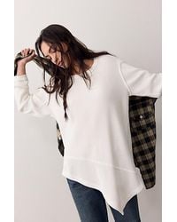 Free People - We The Free On Your Side Asymmetric Thermal - Lyst