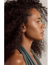 Free People - Badlands-Plated Dangle Earrings - Lyst