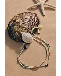 Free People - Muse Semi-Precious Beaded Anklet - Lyst