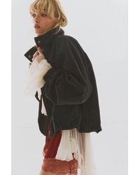Free People - We The Free Chelsea Vegan Suede Funnel-Neck Jacket - Lyst