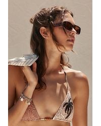 Free People - Frankie Rectangle Sunglasses - Lyst