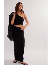 Free People - Golden Hour Maxi Skirt At In Black, Size: Xs - Lyst