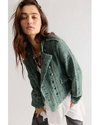 Free People - Lotty Jacquard Band Jacket - Lyst