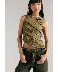 Free People - Sands Smocked Top - Lyst