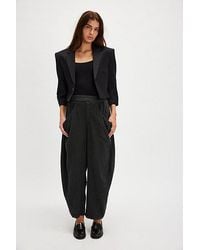 Free People - High Road Solid Pull-on Barrel Trousers - Lyst