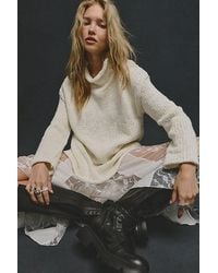 All Black - Venetia Lace-Up Boots - Lyst