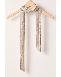 Free People - Billie Embellished Skinny Scarf - Lyst