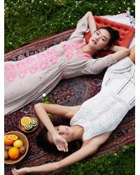 Free People Embroidered Fable Dress - Pink