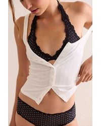 Intimately By Free People - Charlie Lace Microfiber Halter Bralette By - Lyst