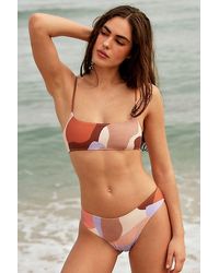 Stone Fox - Zola Printed High-Cut Bikini Bottoms - Lyst