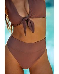 Beach Riot - Solid Highway Bikini Bottoms At Free People In Toast, Size: Xs - Lyst