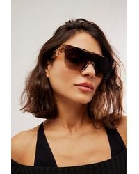 Free People - River Recycled Shield Sunglasses - Lyst