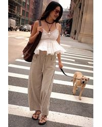 Free People - Something Good Pull-On Barrel Pants - Lyst