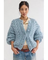 Mr. Mittens - Charlotte Honey Cable Knit Cardi - Lyst