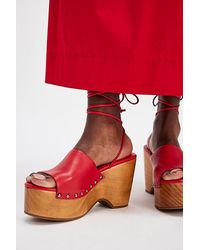 Free People - Front Row Wrap Clogs - Lyst