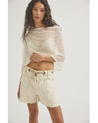 Free People - Moxie Barrel Shorts - Lyst