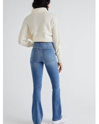 Free People Jenny High-rise Bootcut Jeans - Blue