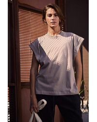 Free People - Throw + Go Tee Solid - Lyst