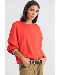 Free People - Jj Asymmetric Sweatshirt - Lyst