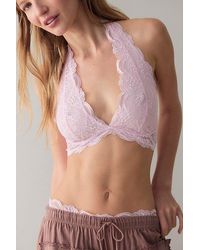 Intimately By Free People - Last Dance Lace Halter Bralette By - Lyst